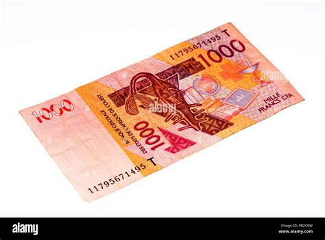 1000 CFA franc bank note. CFA franc is used in 14 African countries Stock Photo - Alamy