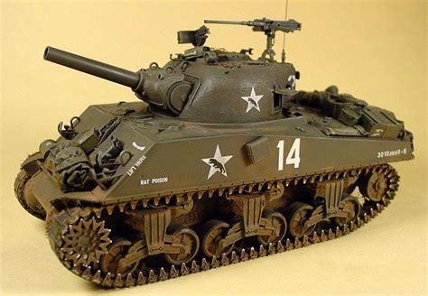 M4 Sherman with 105mm Howitzer by Len Philpot (Tamiya + Verlinden 1/35 ...