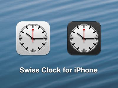 Swiss Clock by Haydn Woods on Dribbble