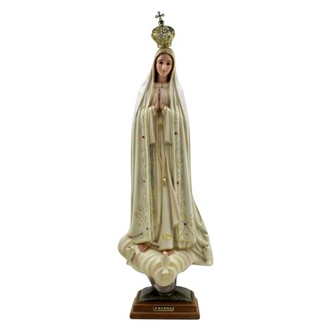 Our Lady of Fatima Statute 55cm: Statue of the Blessed Virgin Mary ...