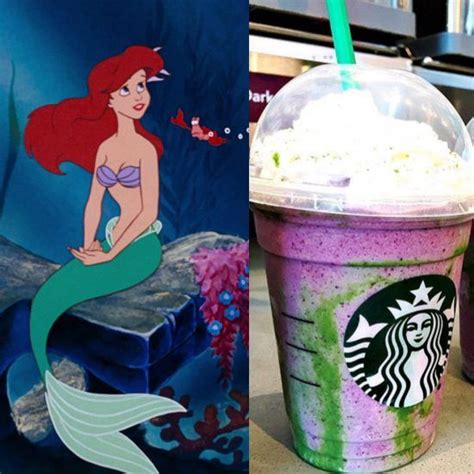 Mermaid Frappuccino | Frappuccino, How to order starbucks, Mermaid