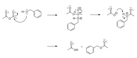 Is this mechanism correct? Synthesis of Benzyl Acetate from benzyl ...