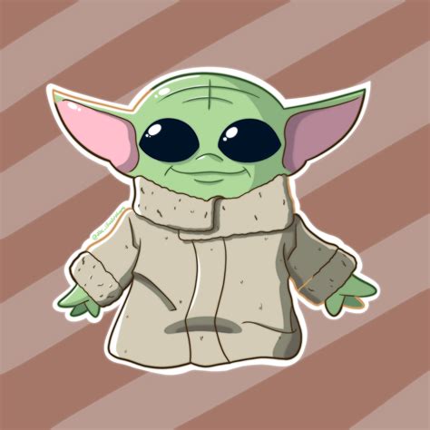 Baby Yoda by ABC-Illustrations on Newgrounds