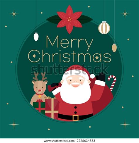 Cute Santa Claus Rudolph Who Say Stock Vector (Royalty Free) 2226634533 ...