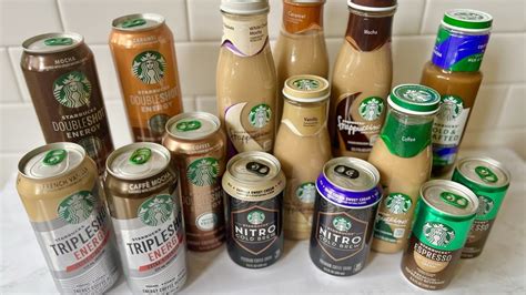 15 Bottled And Canned Starbucks Coffees, Ranked