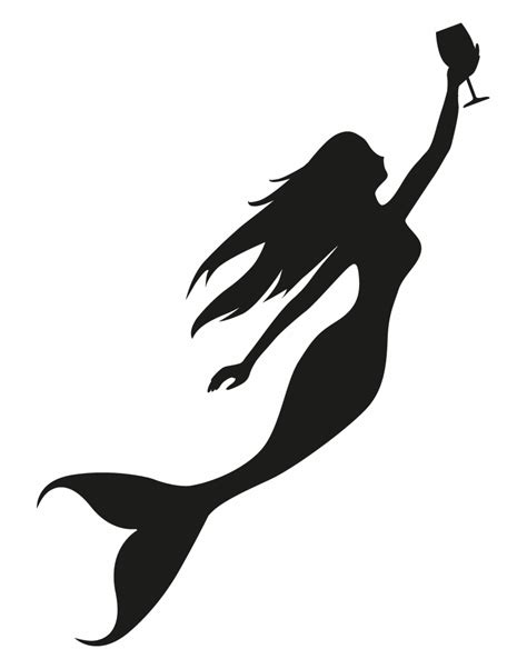 Mermaid Silhouette SVG