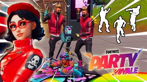 Copying Everyone's Emotes With The Rare Rue Skin | Fortnite Party Royale - YouTube