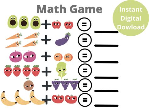 Math Game That Practice Math Skills Using Fun Interactive Content - Etsy