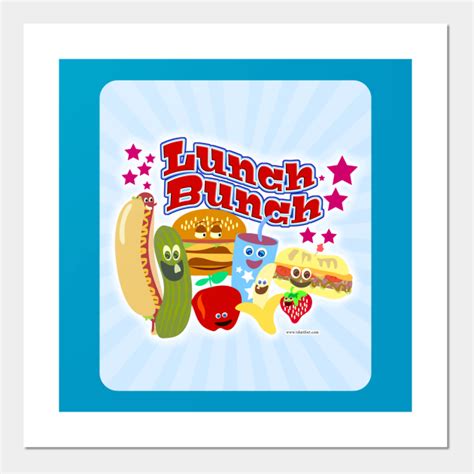 Lunch Bunch - Happy Food - Posters and Art Prints | TeePublic