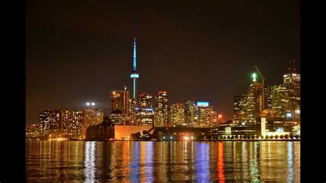 Timelapse of CN Tower sunset - Toronto 2013 waterfront - YouTube