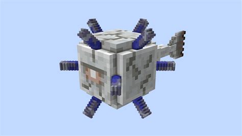 Elder Guardian Mob Statue Minecraft Map