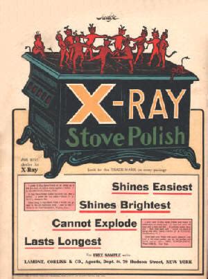 X-Ray Brand Stove Polish Can (ca. 1902 to 1926) | Museum of Radiation and Radioactivity