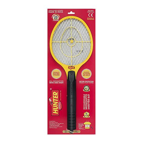 Hunter Rechargeable Mosquito Swatter Bat Plastic, V, Pc Blister Pack ...