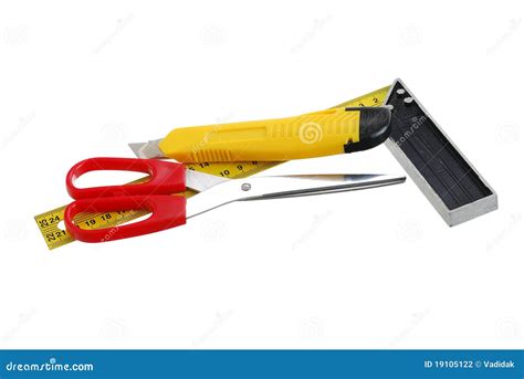 Set of cutting tools stock photo. Image of cutout, isolated - 19105122