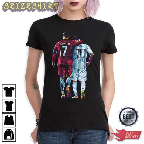 Lionel Messi and Cristiano Ronaldo T-Shirt - Seizeshirt.com