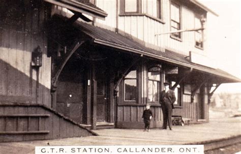 Railway stations in Callander Ontario