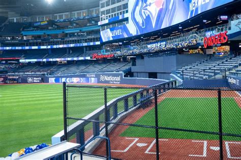 Blue Jays Unveil Completed Outfield District of Rogers Centre Renovations