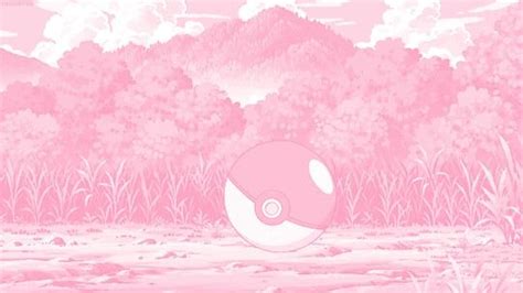 Kawaii Pink Pokemon Pokéball Art