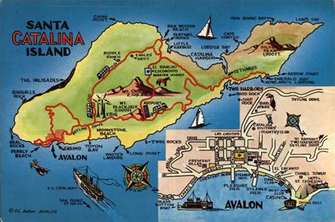 Map of Catalina Island Maps