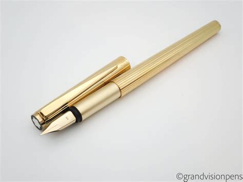 Vintage MONT BLANC Noblesse Fountain Pen & Ballpoint Set Rolled Gold ...