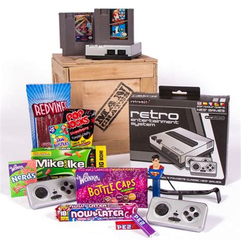 Man Crates : Gift Baskets Made For Men | Man crates, Gamer gifts, Retro