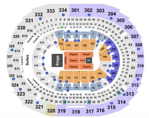 Staple Center Seating Chart - Center Seating Chart