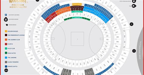 Perth stadium seating plan afl