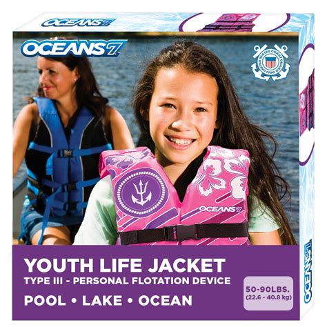 Buy Oceans 7 US Coast Guard Approved, Infant-Child-Youth Life Jacket Vest – Sizes for 8-90 lbs ...