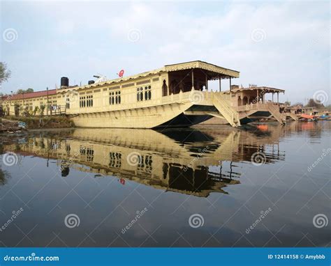 Luxury Kashmir Houseboat On Dal Lake Royalty Free Stock Photos - Image ...