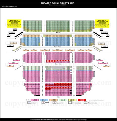 42nd Street Theatre Royal Drury Lane Seating Plan | Elcho Table