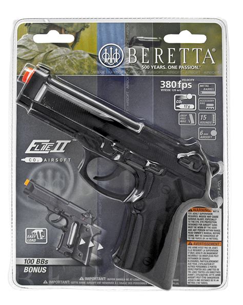 Beretta Elite II CO2 Airsoft Pistol