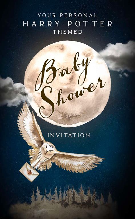 Harry Potter Baby Shower | Online Invitation – Motion Stamp