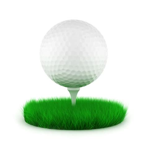 Golf ball on tee Stock Photos, Royalty Free Golf ball on tee Images | Depositphotos