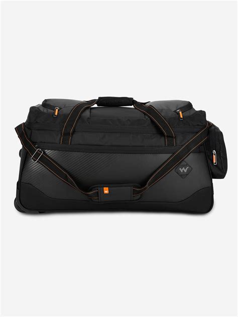 Buy Nash Small Trolley Duffle Bag Black Online | Wildcraft