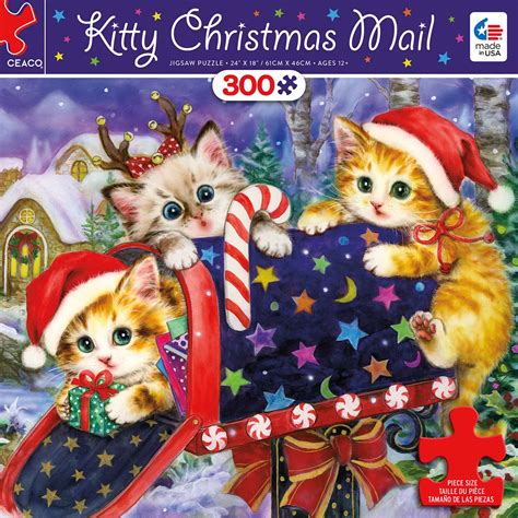Kitty Christmas Mail, 300 Pieces, Ceaco | Puzzle Warehouse