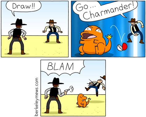 Don't Bring a Pokémon to a Gun Fight - Web Comics - 4koma comic strip ...