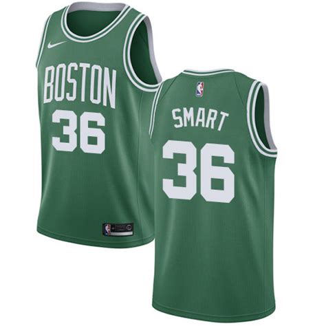 Nike Celtics #36 Marcus Smart Green Youth NBA Swingman Icon Edition Jersey