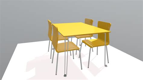 Table & Chair Sets - Download Free 3D model by everycraft [15b4b4e] - Sketchfab