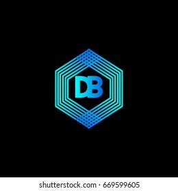 D B Logo Stock Vector (Royalty Free) 669599605 | Shutterstock