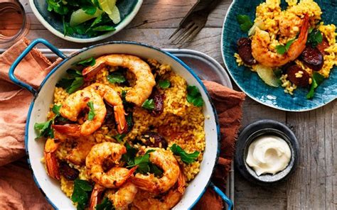 Australian prawn & chorizo paella – Australian Prawns