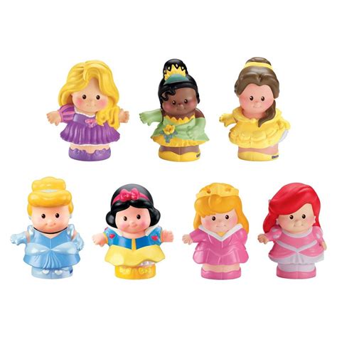 Fisher-Price Disney Princess Figure Pack | Disney princess figures, Little people, Disney ...