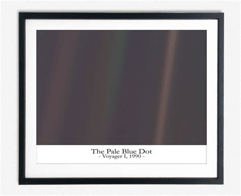 Pale Blue Dot Poster Pale Blue Dot Print Astronomy Poster Science ...