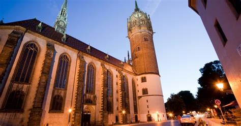 Awakenings: Nice shot of Castle Church in Wittenberg