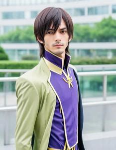 Lelouch Cosplay. Face Swap. Insert Your Face ID:1103811