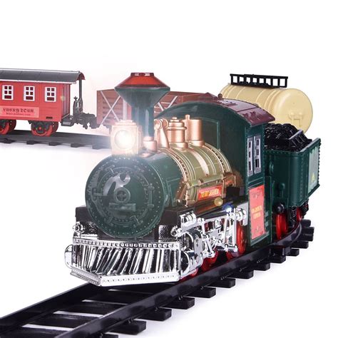 Kids Battery Operated Electric Railway Train Set for Play, Christmas ...