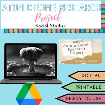 Atomic Bomb Research Project by History For The Ages | TPT