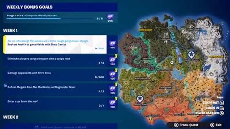 Fortnite Weekly Quests - Big New Weekly Challenges for C5