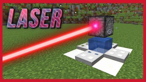 MINECRAFT - How To Make A Laser Machine - YouTube | Minecraft