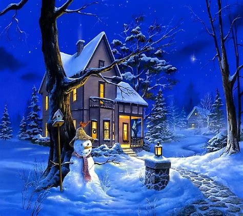 Christmas Night Wallpapers - Wallpaper Cave