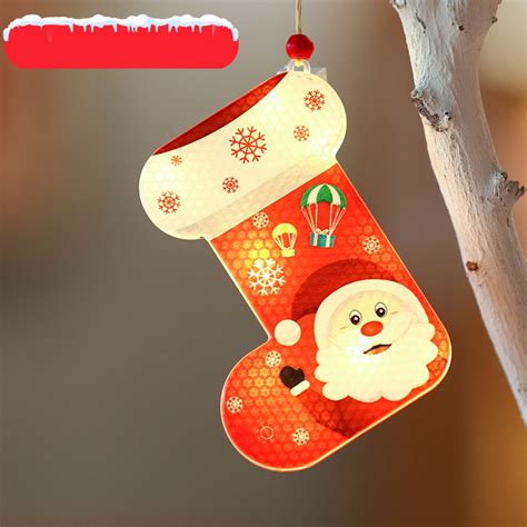 Bouanq Christmas Decorations Xmas Tree Decor Christmas Window Lights ...